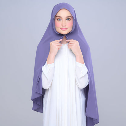[As-Is] Instant Tag n' Go Shawl l Chiffon Silk in Indigo