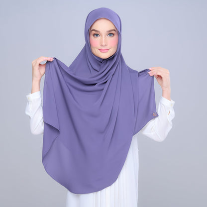 [As-Is] Instant Tag n' Go Shawl l Chiffon Silk in Indigo