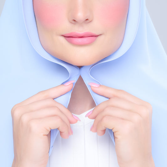 Instant Tag n' Go Shawl l Chiffon Silk 2.0 in Maya Blue