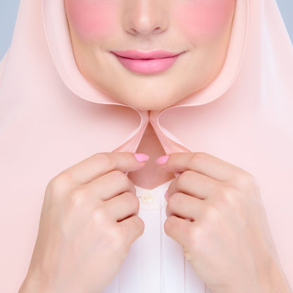 [As-Is] Instant Tag n' Go Shawl l Chiffon Silk in Light Salmon