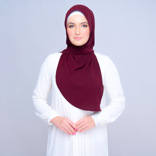 'New' Instant Tag & Go | Textured Chiffon in Crimson
