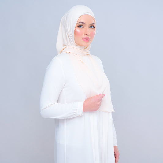 'New' Instant Tag & Go | Textured Chiffon in Beige