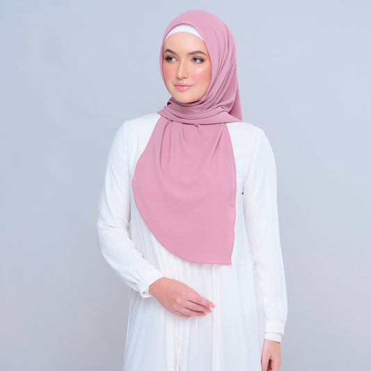 'New' Instant Tag & Go | Textured Chiffon in Dusty Pink