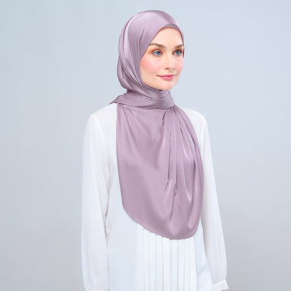 [As-Is] Instant Tag n' Go Shawl l Satin Silk in Thistle 2.0