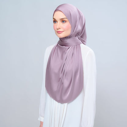 [As-Is] Instant Tag n' Go Shawl l Satin Silk in Thistle 2.0