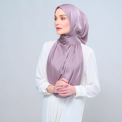 [As-Is] Instant Tag n' Go Shawl l Satin Silk in Thistle 2.0