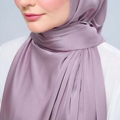 [As-Is] Instant Tag n' Go Shawl l Satin Silk in Thistle 2.0