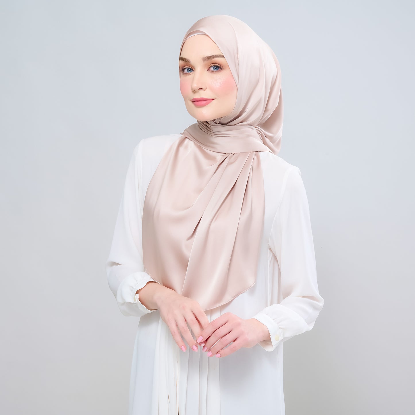 Instant Tag & Go | Satin Silk in Linen Taupe