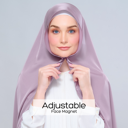 [As-Is] Instant Tag n' Go Shawl l Satin Silk in Thistle 2.0