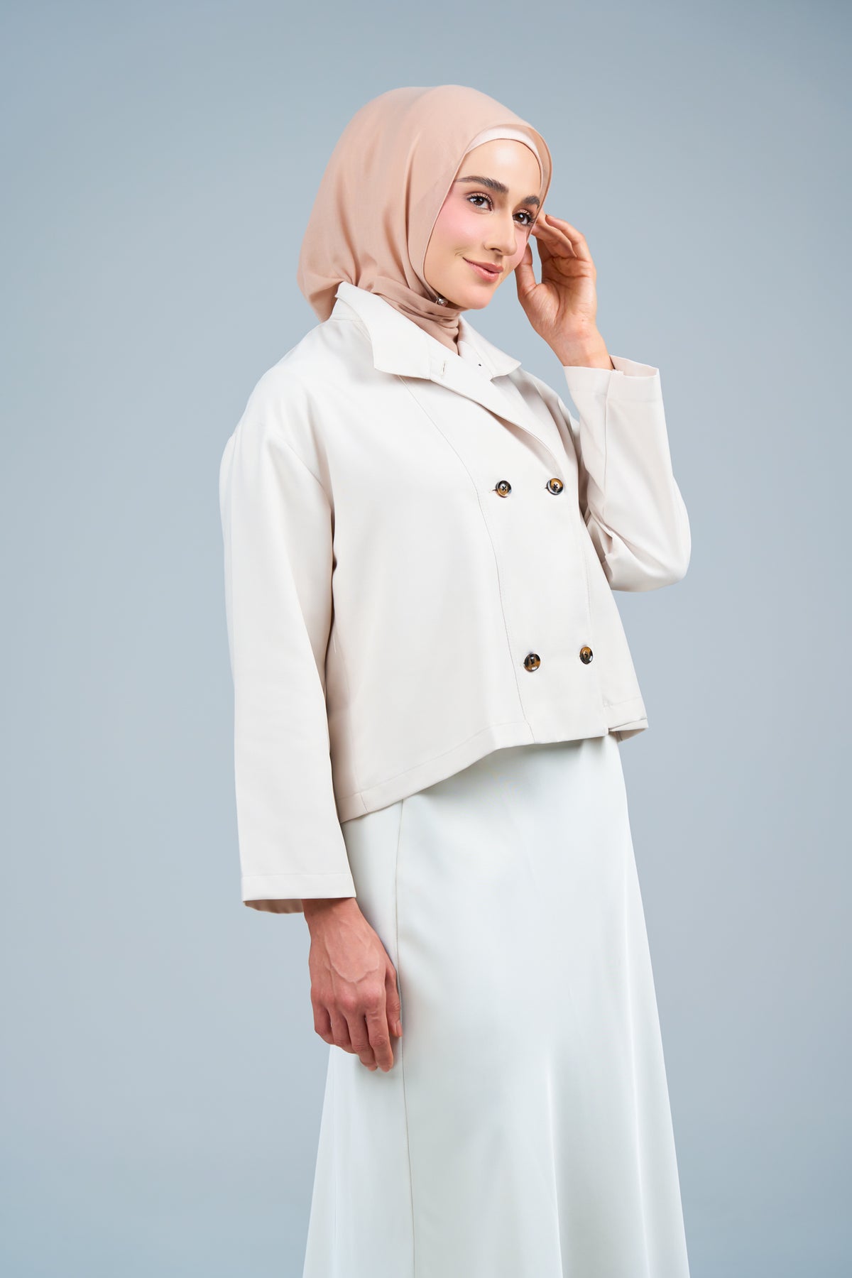 HoodXpress | Cotton Linen in Tan