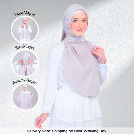 Instant Tag n' Go Butterfly | Ribbed Jersey in Taupe