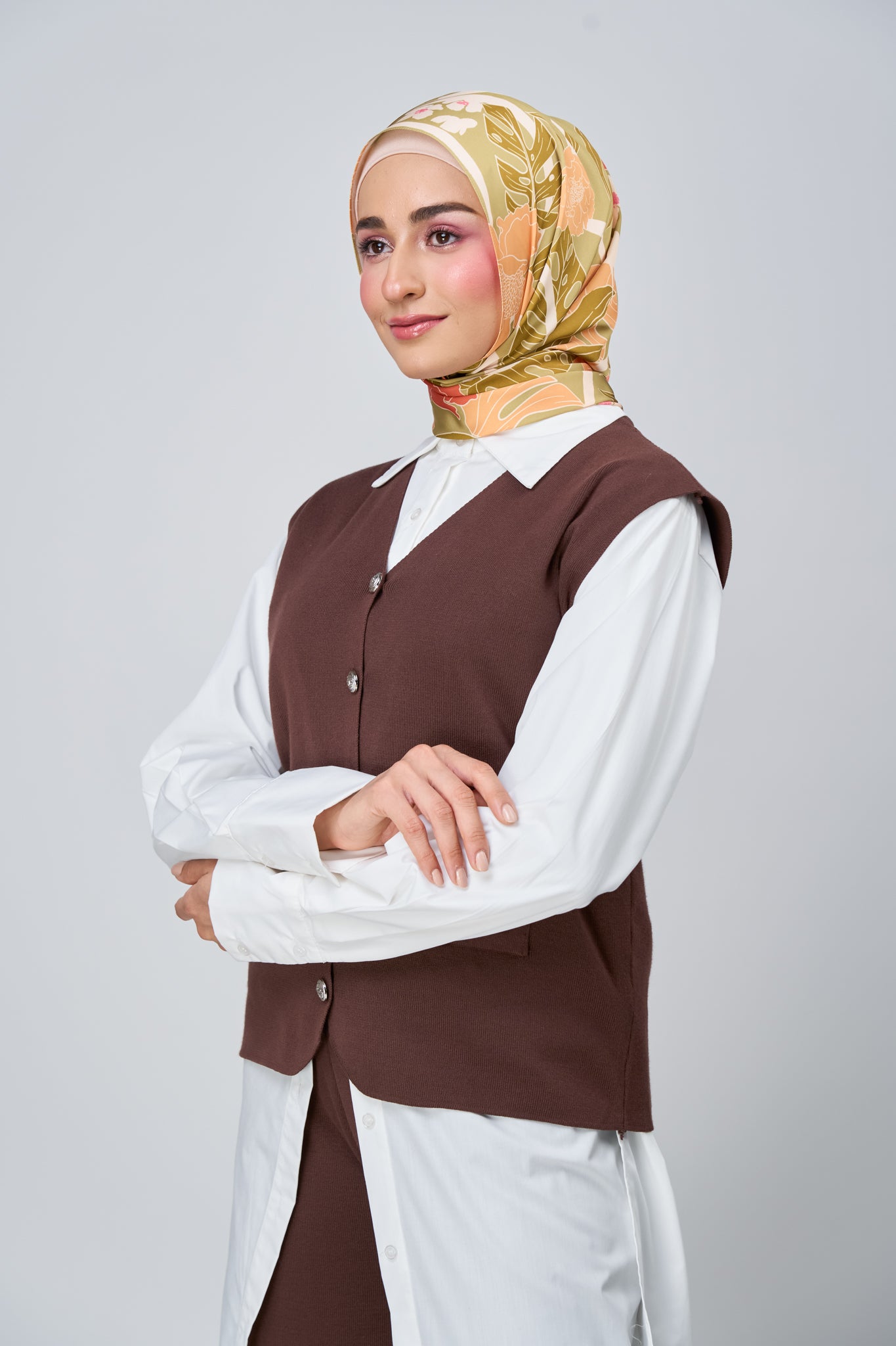 [★New] HoodX Printed Set in Terra Citrine