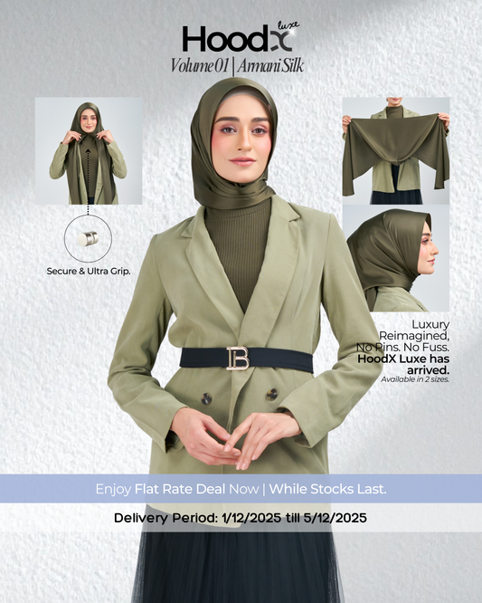 HoodX Luxe in Terra Olive