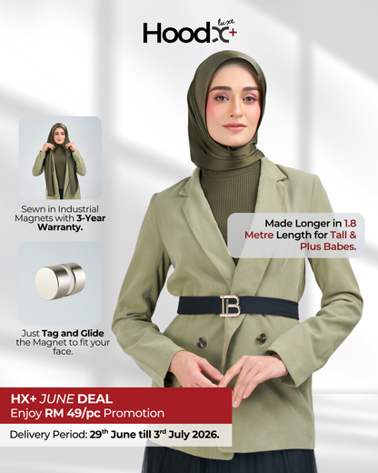 HoodX⁺Plus Luxe in Terra Olive