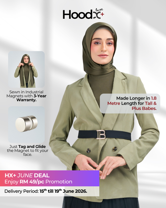 HoodX⁺Plus Luxe in Terra Olive