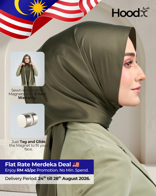 HoodX Luxe in Terra Olive