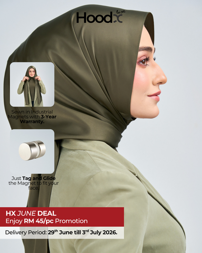 HoodX Luxe in Terra Olive
