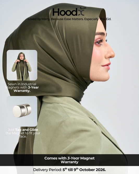 HoodX Luxe in Terra Olive
