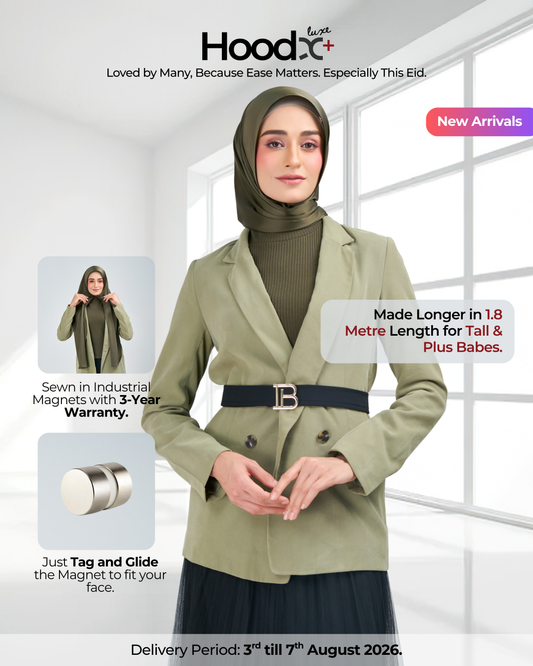 HoodX⁺Plus Luxe in Terra Olive