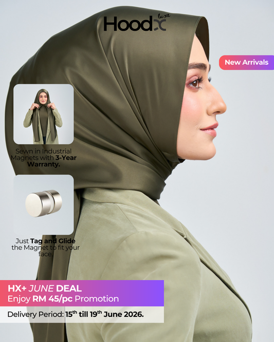HoodX Luxe in Terra Olive