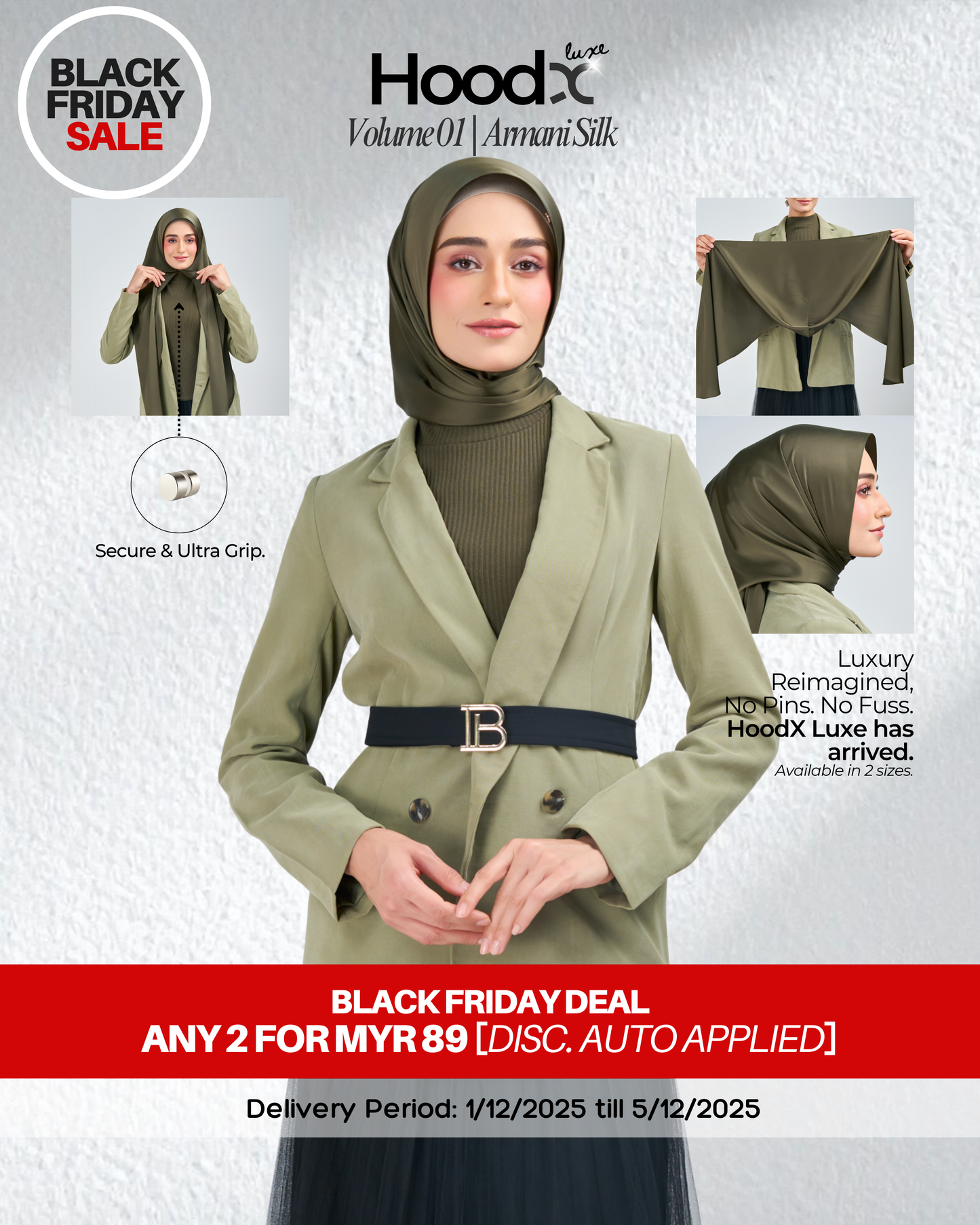 [BFS] HoodX Luxe in Terra Olive