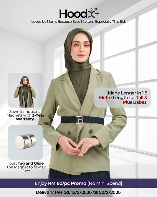 HoodX⁺Plus Luxe in Terra Olive