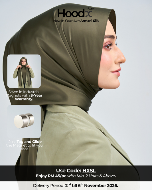HoodX Luxe in Terra Olive