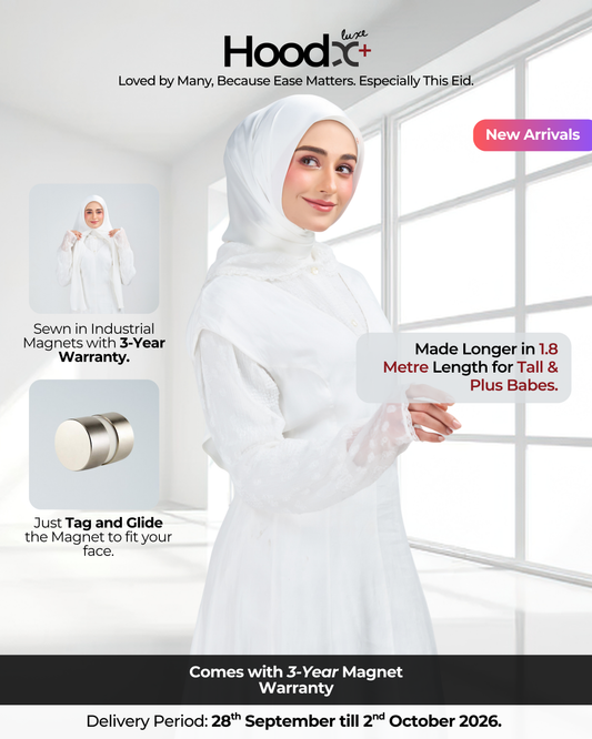 HoodX⁺Plus Luxe in Timeless White