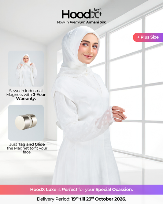 HoodX⁺Plus Luxe in Timeless White