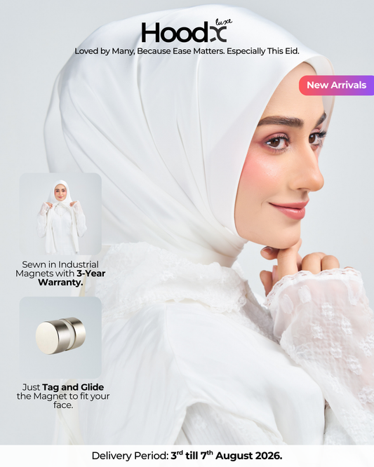 HoodX Luxe in Timeless White