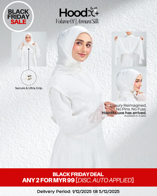 [BFS] HoodX⁺Plus Luxe in Timeless White