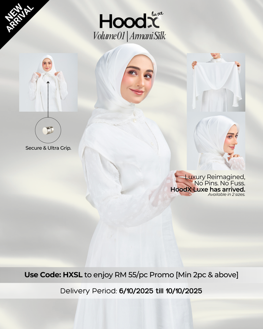 [★New] HoodX Luxe in Timeless White
