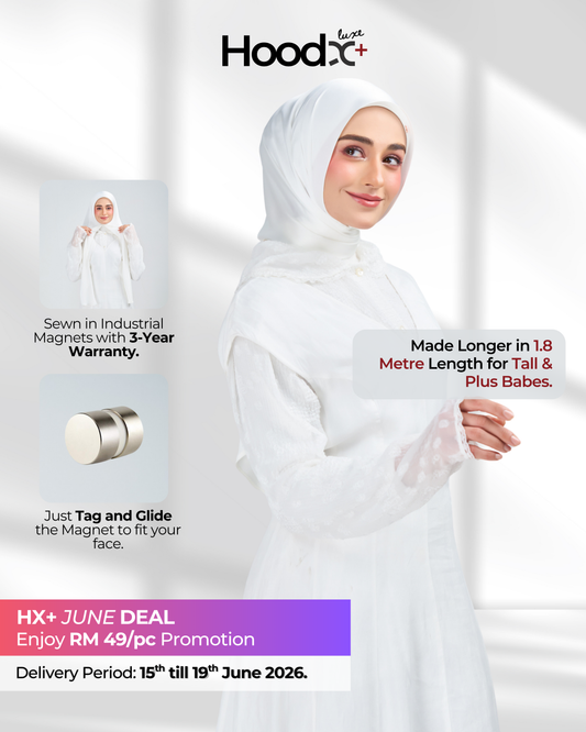 HoodX⁺Plus Luxe in Timeless White
