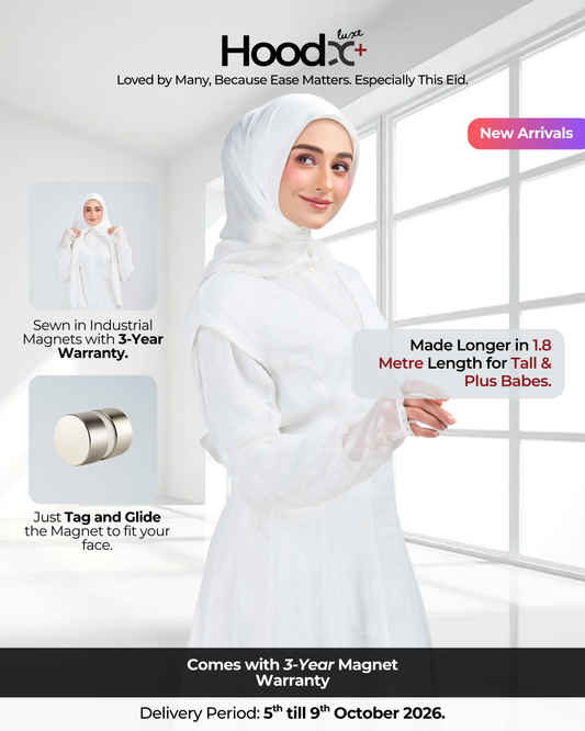 HoodX⁺Plus Luxe in Timeless White