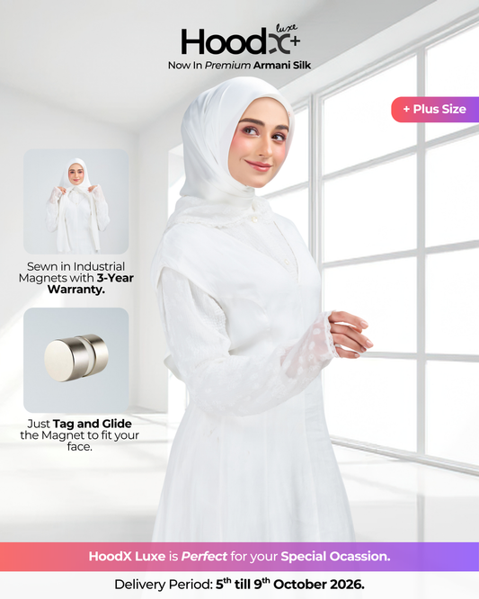 HoodX⁺Plus Luxe in Timeless White