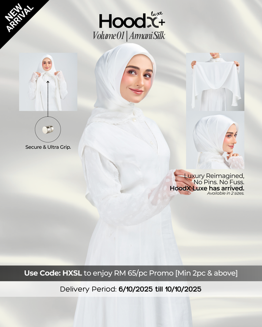 [★New] HoodX⁺Plus Luxe in Timeless White