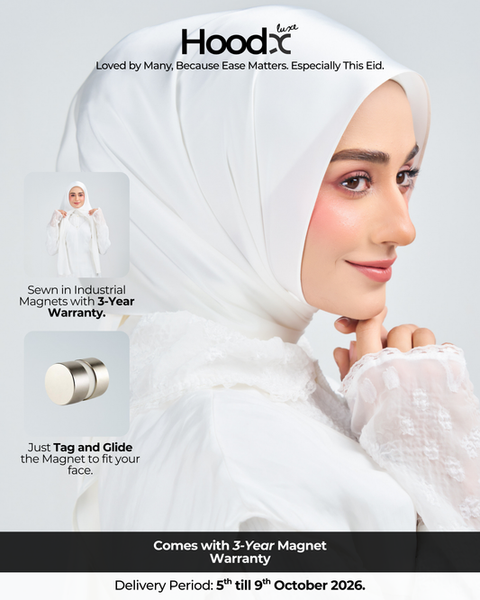 HoodX Luxe in Timeless White