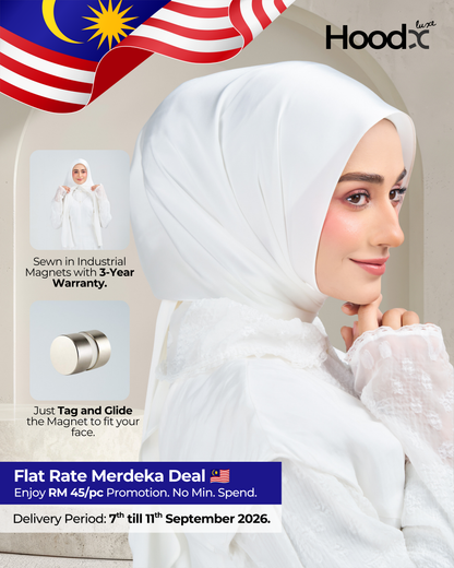 HoodX Luxe in Timeless White