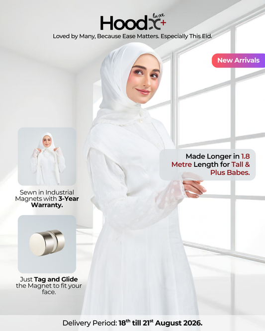 HoodX⁺Plus Luxe in Timeless White