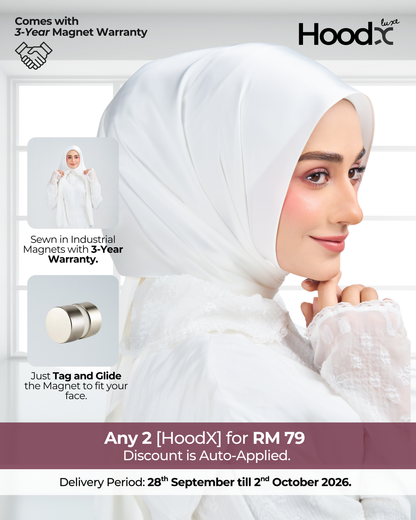 HoodX Luxe in Timeless White