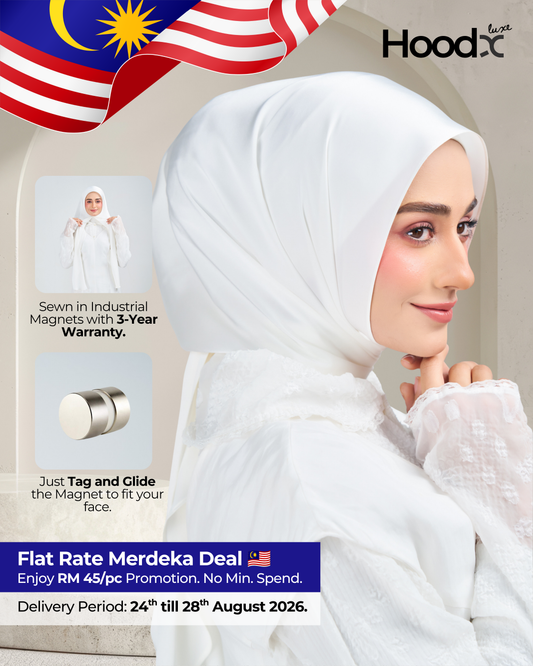 HoodX Luxe in Timeless White