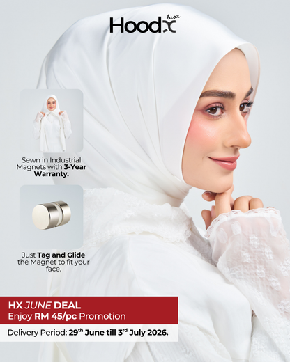 HoodX Luxe in Timeless White