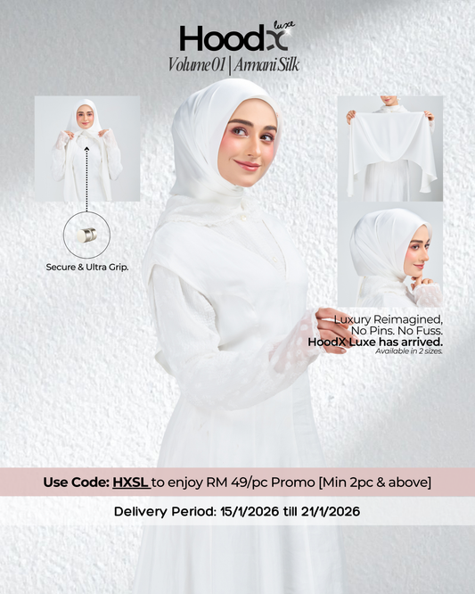 HoodX Luxe in Timeless White