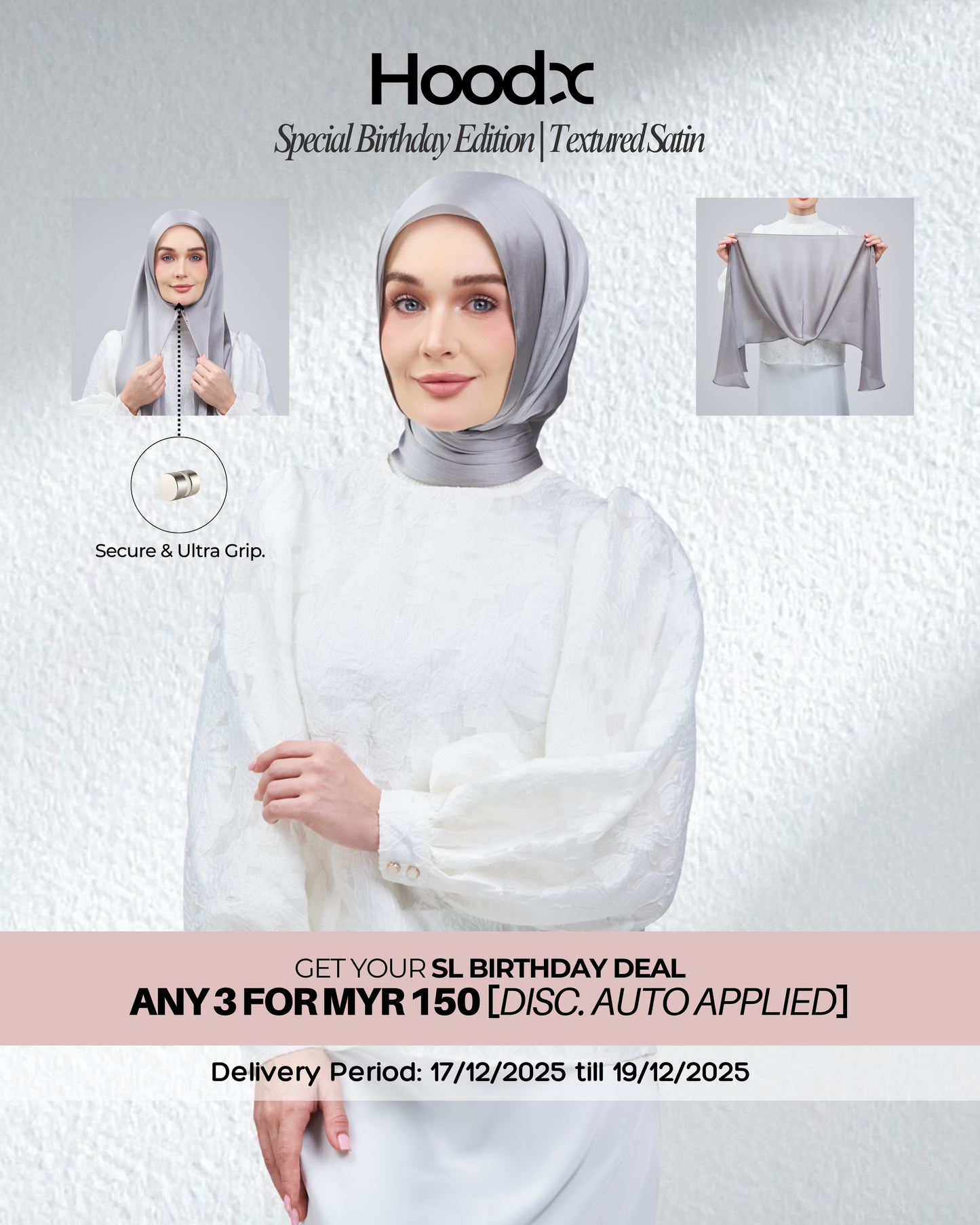 HoodX B.E in Titanium Grey