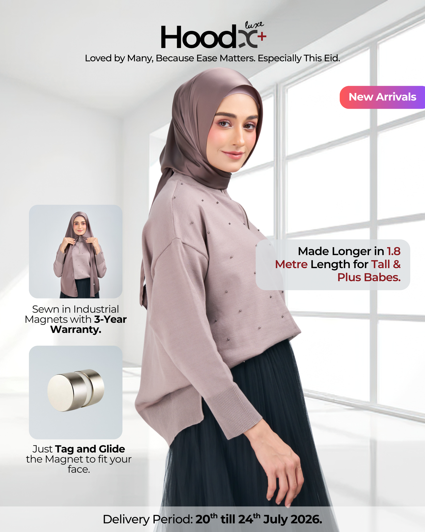 HoodX⁺Plus Luxe in Truffle