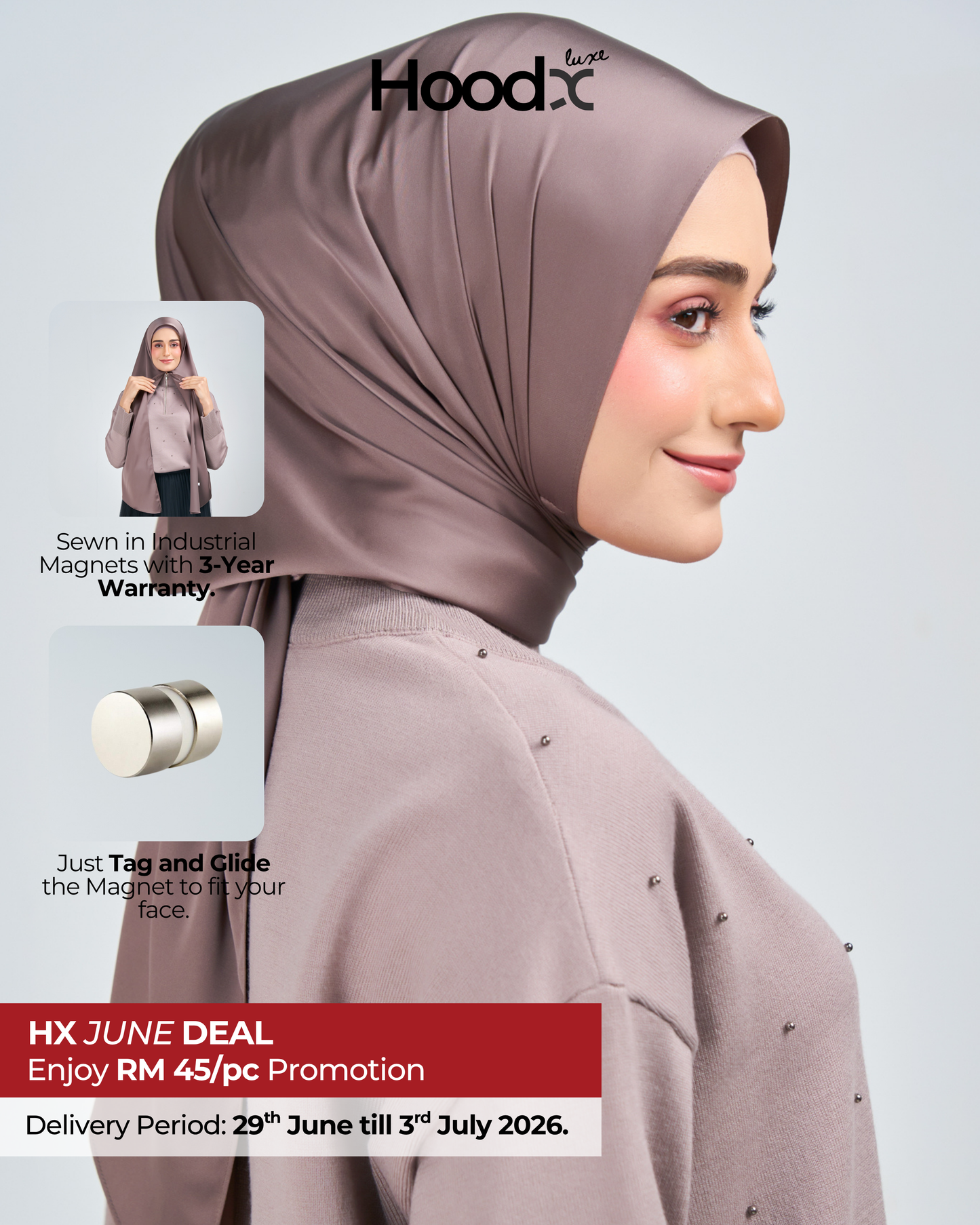 HoodX Luxe in Truffle
