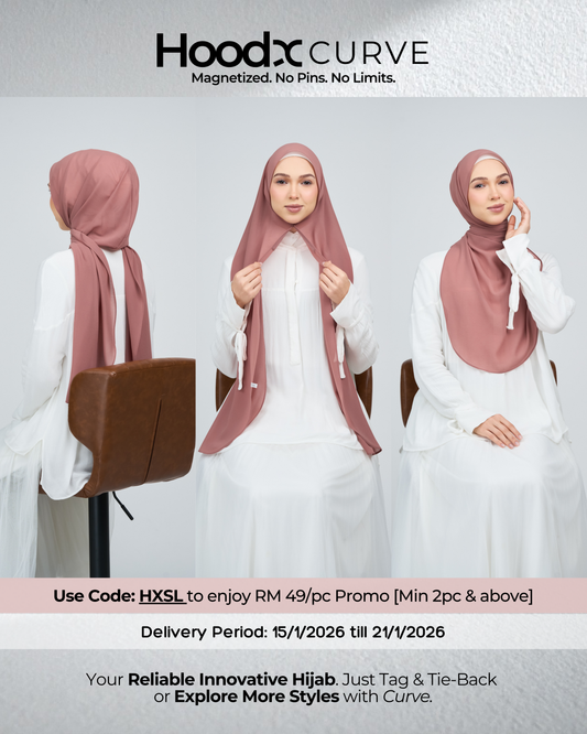 HoodX Curve in Turkish Rose