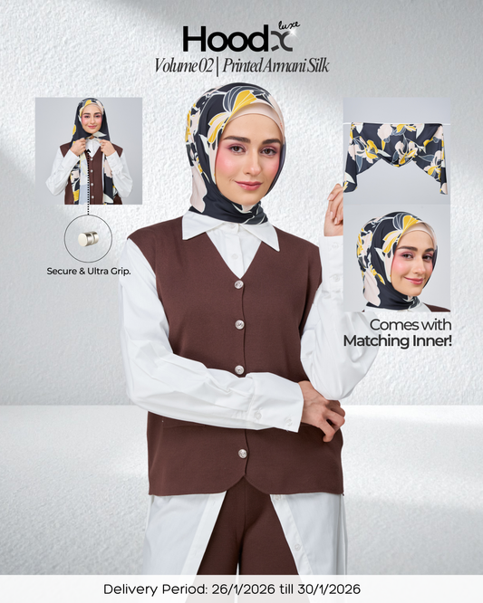 [★New] HoodX Printed Set in Twilight