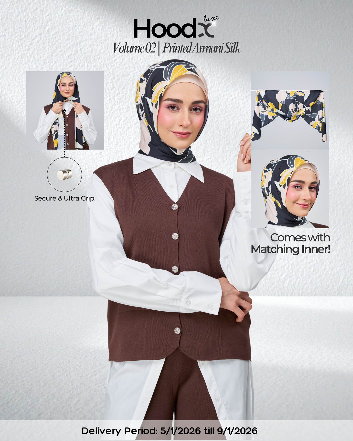 [★New] HoodX Printed Set in Twilight