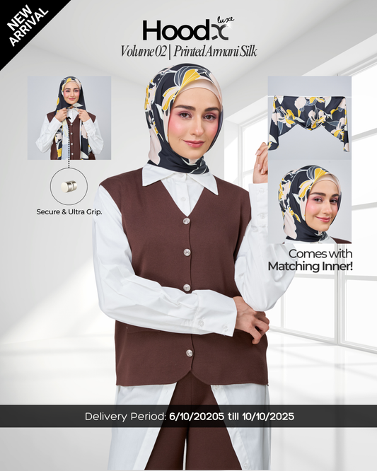 [★New] HoodX Printed Set in Twilight